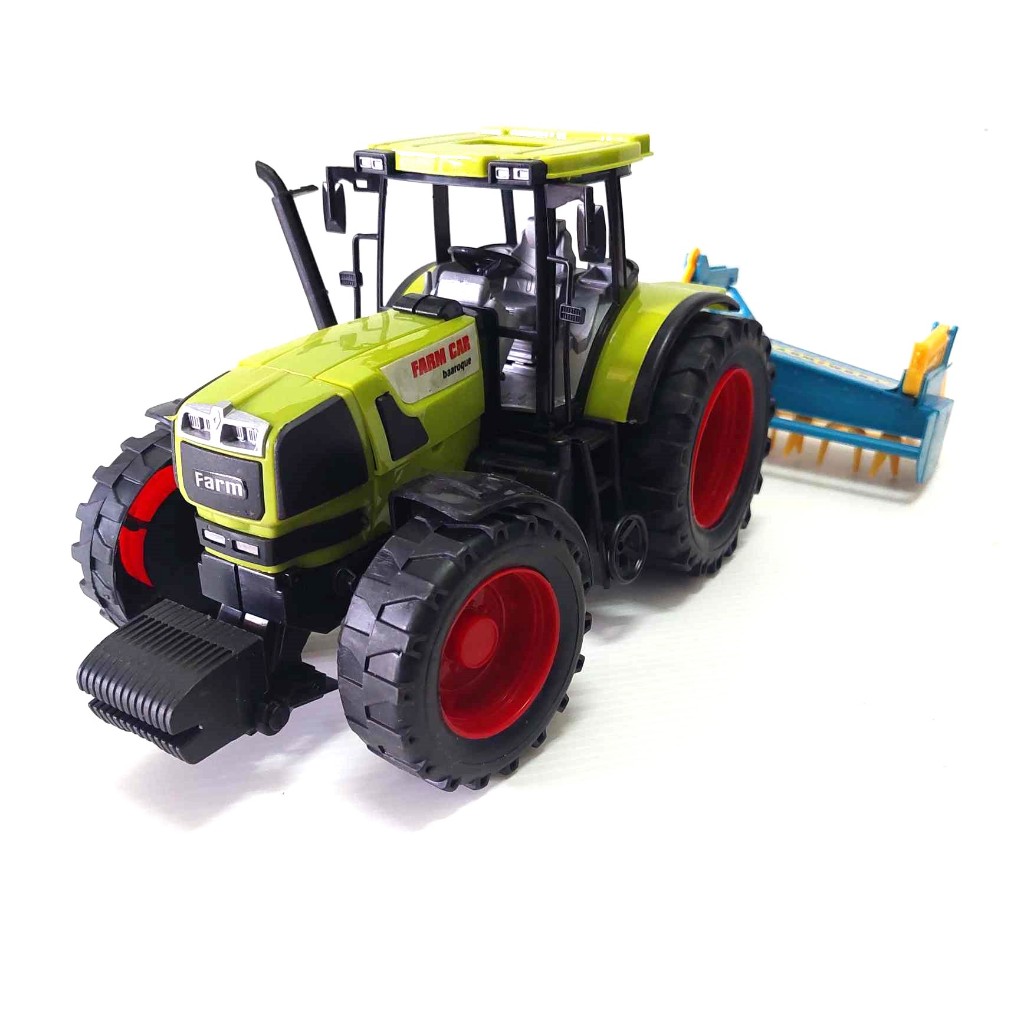 FARM TRACTOR รถฟาร์ม รถเกี่ยว รถการเกษตร มีลาน คันใหญ่ สีสัน สวยงาม สินค้า ตรงปก ส่งเร็ว จากไทย 7088