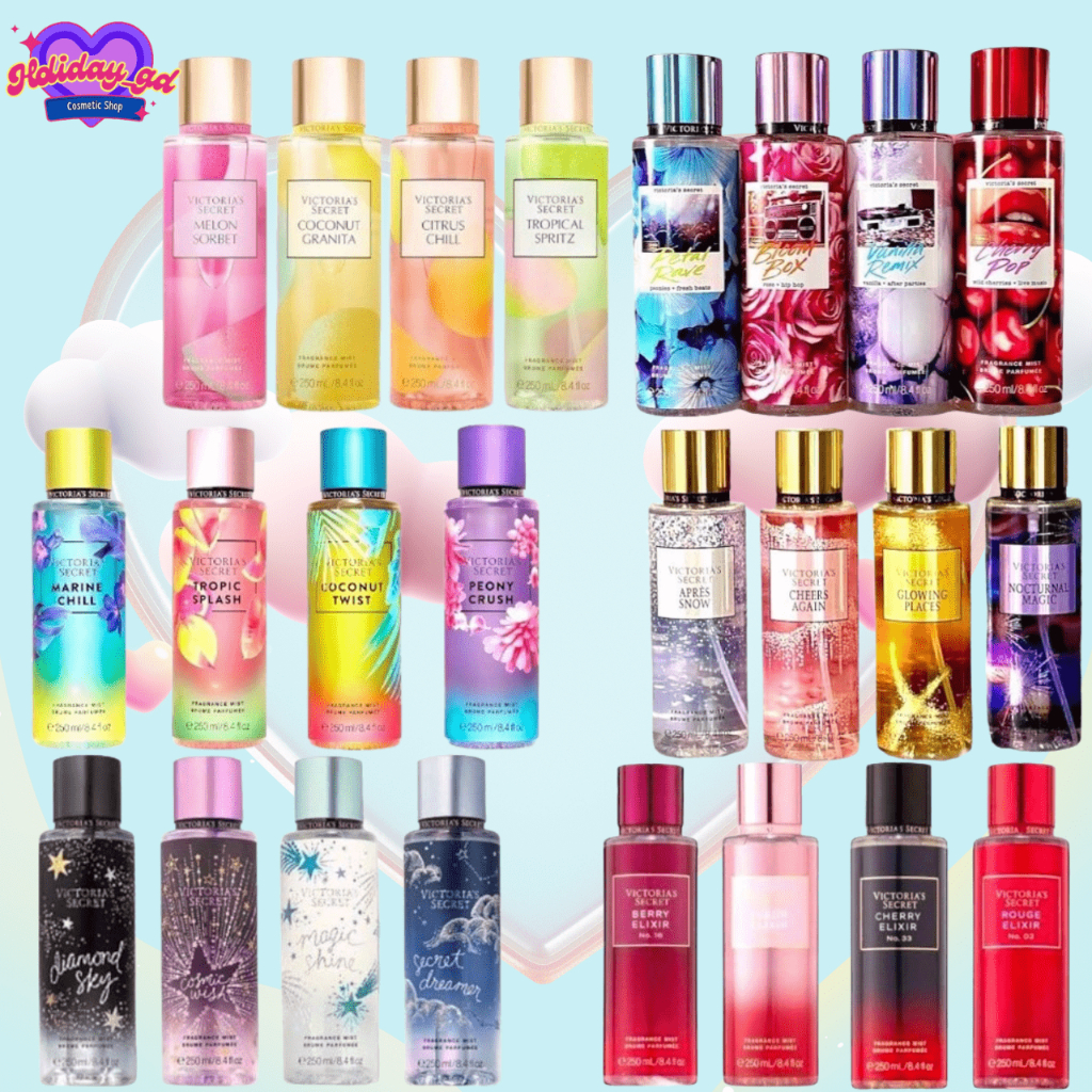Victoria's Secret ติดทนนาน กลิ่นไม่ฉุน หอมสดชื่น มีหลายกลิ่นให้เลือก น้ำหอม บอดี้ มิสท์