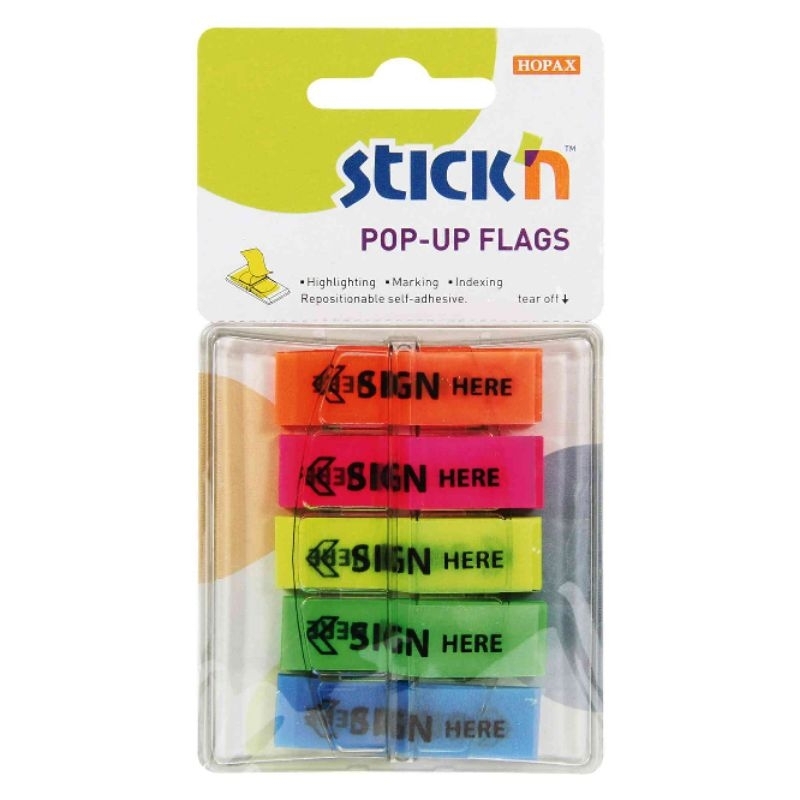 ฟิล์มโน๊ต STICK 'N pop-up flags เบอร์ 26004