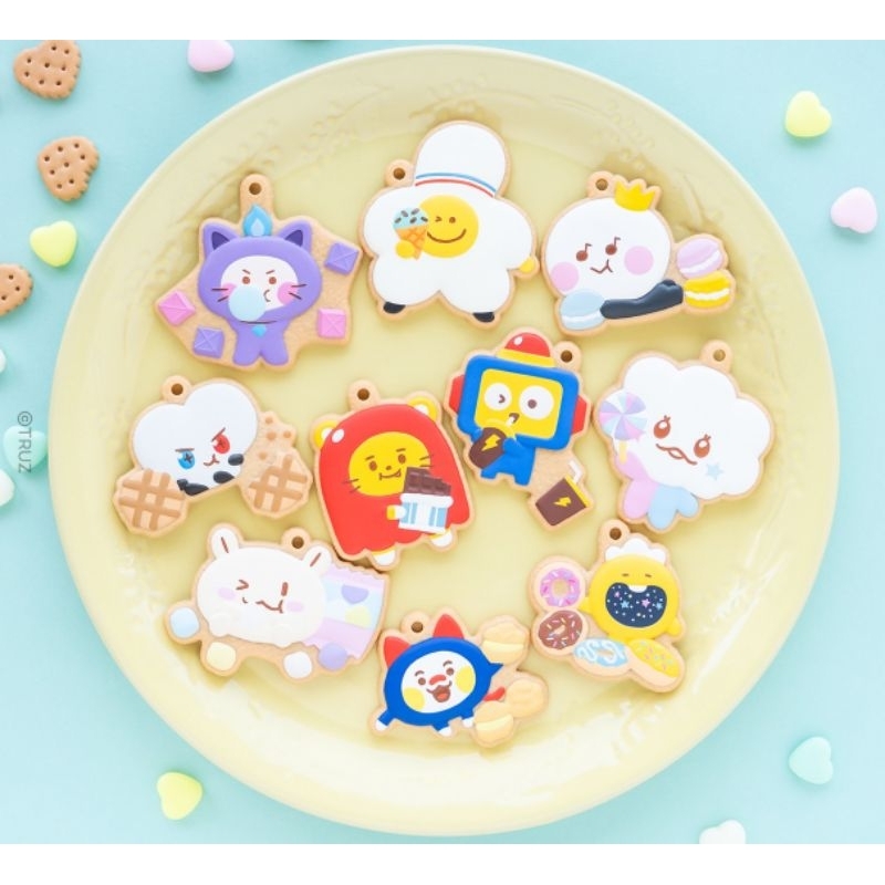 <พร้อมส่งในไทย> TRUZ COOKIE CHARMCOT พวงกุญแจไข่ปลาคุ้กกี้ญี่ปุ่น