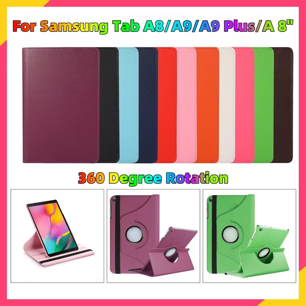 【พร้อมส่ง】เคส tab a8 โรตารี่ samsung tab a8 เคส 2022 X205 หนังนิ่มเปลือกแข็ง samsung tab a9 กันกระแท