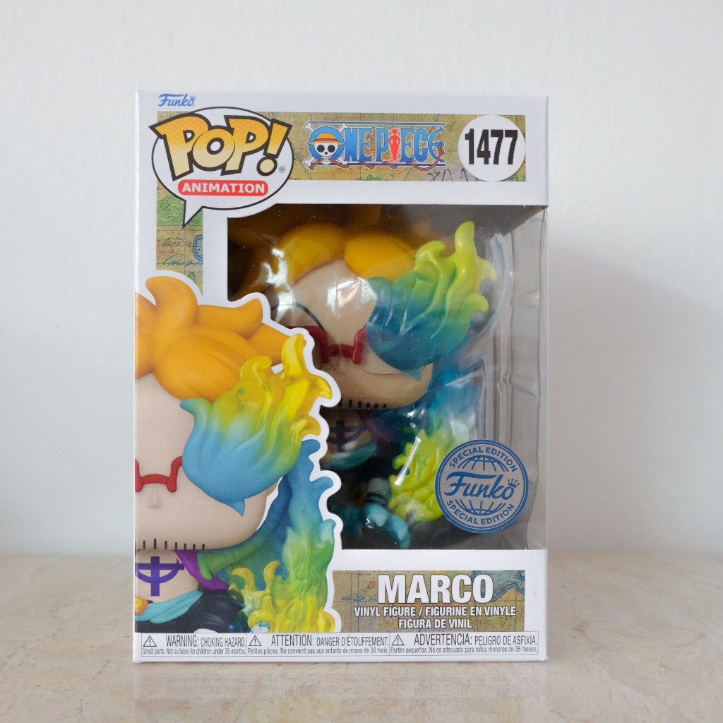 🔷 [One Piece] 🔷 Funko Pop Anime Marco  ของแท้ กล่องสวย