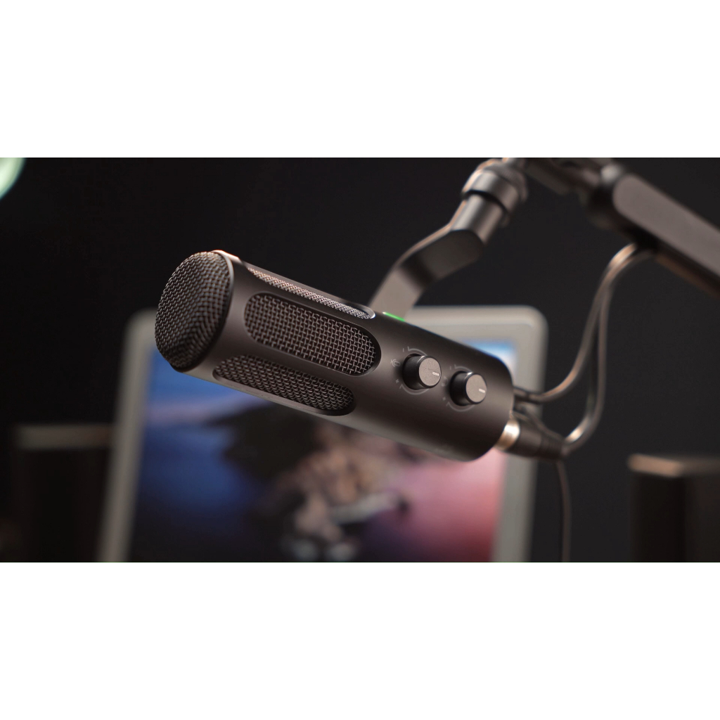 ไมโครโฟนไดนามิก FIFINE TANK3 USB/XLR DYNAMIC MIC WITH I/O CONTROL & QUICK-MUTE IN TYPE-C (รับประกัน 1 ปี)