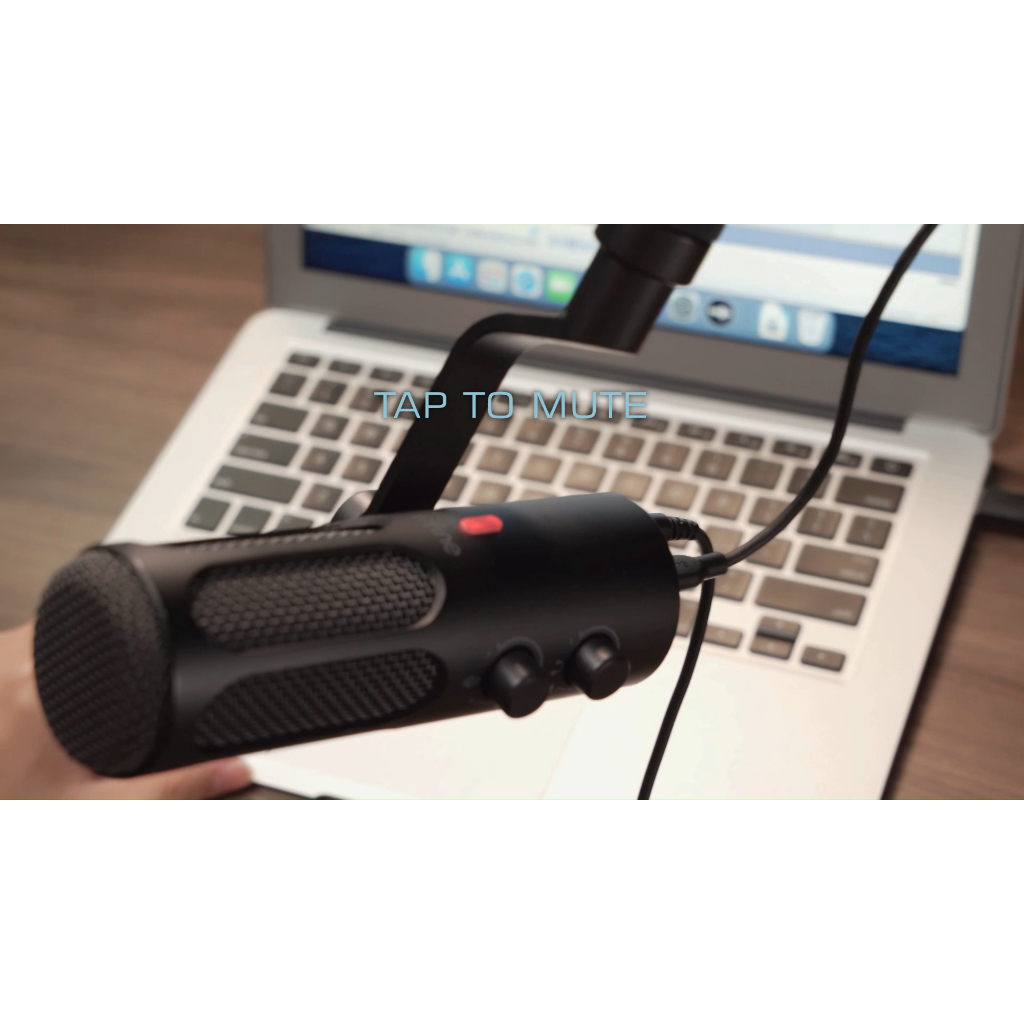 ไมโครโฟนไดนามิก FIFINE TANK3 USB/XLR DYNAMIC MIC WITH I/O CONTROL & QUICK-MUTE IN TYPE-C (รับประกัน 1 ปี)