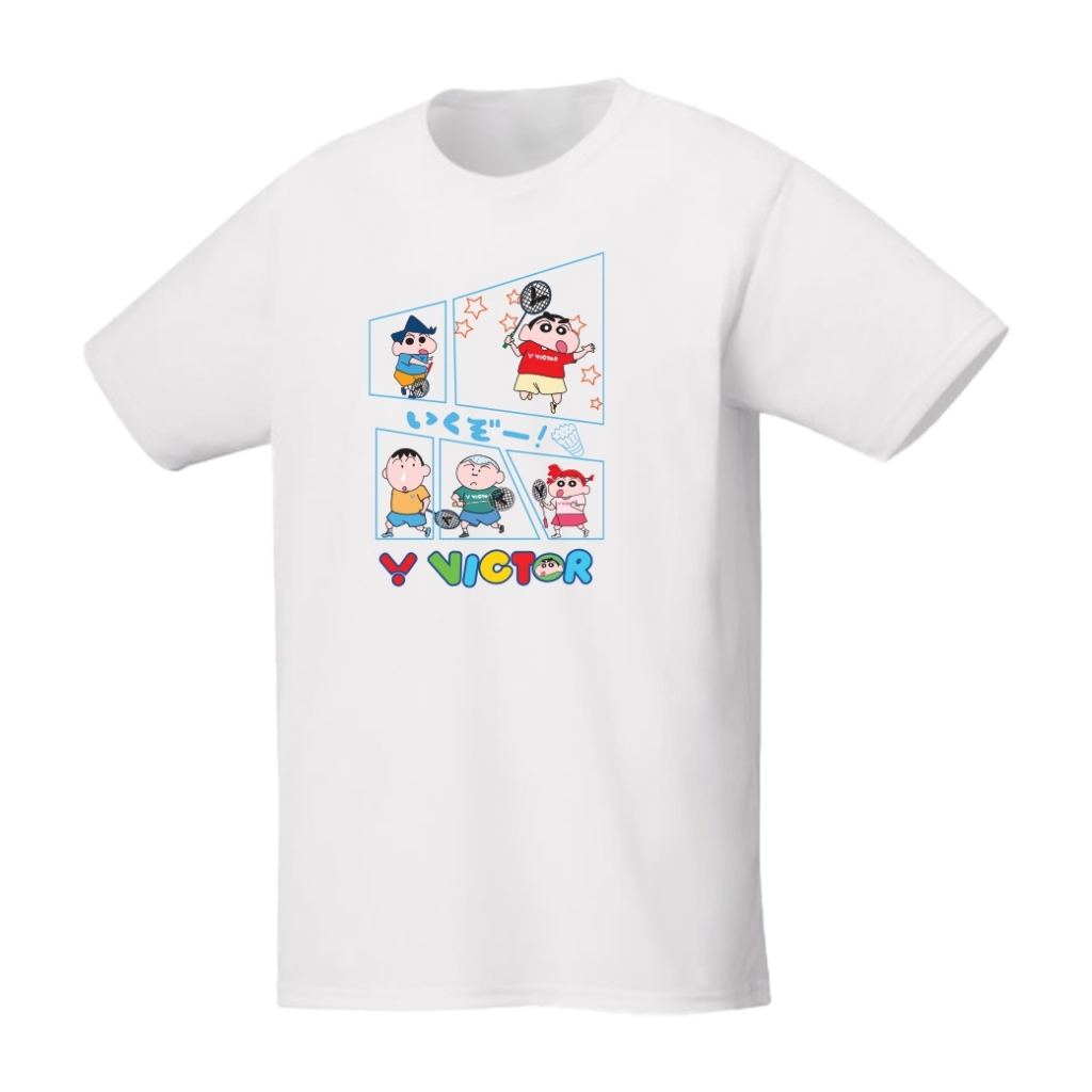 เสื้อกีฬา Victor ชินจังและเพื่อน พร้อมส่ง