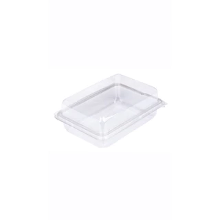 E-133 1 แพ็ค 100 ใบ กล่องใส่แซนวิซ บรรจุภัณฑ์อาหาร กล่องพลาสติก Food Box Plastic