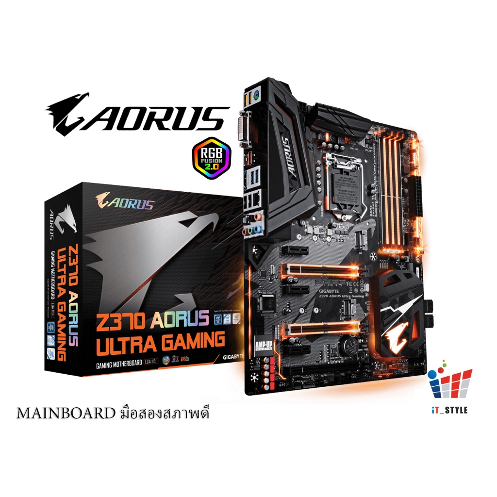 MAINBOARD (เมนบอร์ด) Z370 AORUS ULTRA GAMING LGA 1151v2