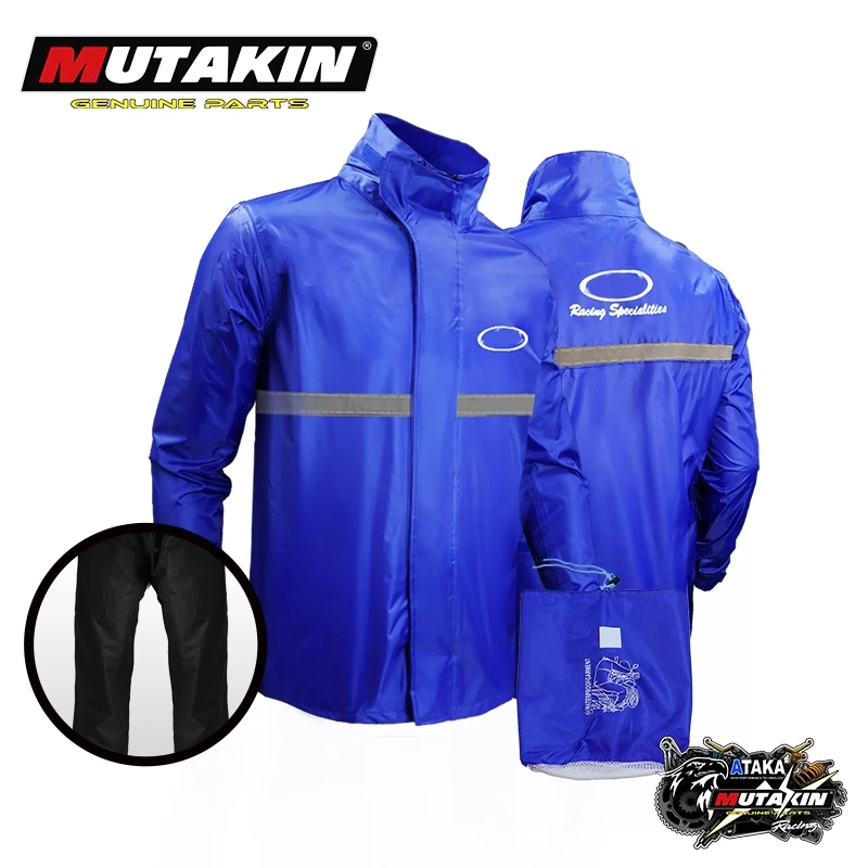 MUTAKIN R3 เสื้อกันฝนผู้ใหญ่ ไซส์ S-6XL รุ่นหมวกติดเสื้อ thumbnail 6