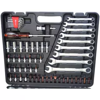 EURO KING TOOL บล็อกชุด รุ่น 111 ขนาด 1/2"-1/4"นิ้ว พร้อมชุดเครื่องมือ 111 ชิ้น ของแท้