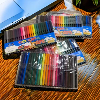 ราคาถูก!ยกแพ็ค! ปากกาสีเมจิก็ 24 สี สีสวย คมชัด เขียนลื่นสีเมจิก็สีสันสดใส ราคายกแพ็คสุดคุ้ม