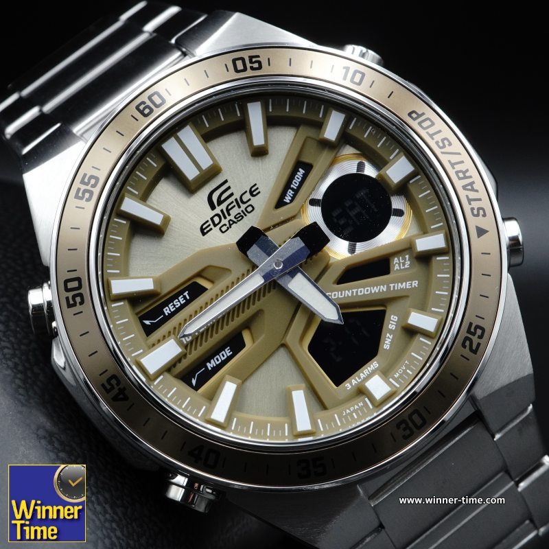 นาฬิกาCASIO EDIFICE อะนาล็อก-ดิจิตอล รุ่น EFV-C110D-5A