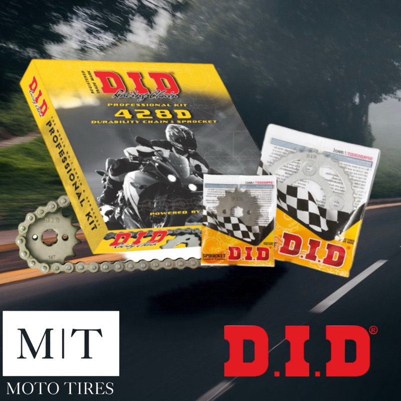 สเตอร์ชุด DID (สเตอร์หลัง+หน้า+โซ่) สำหรับรถจักรยานยนต์ Wave Dream Mslaze R15 CBR150R MSX Super Cup