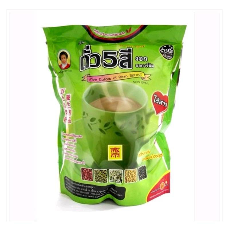 ++ถั่ว 5 สี ชนิดผง แม่อุษา 352 กรัม (บรรจุ 16 ซองเล็ก)++