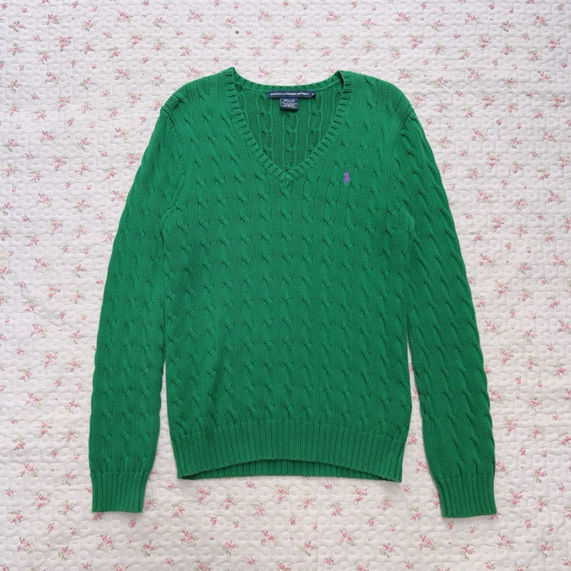 Polo Ralph Lauren cable-knit มือสอง