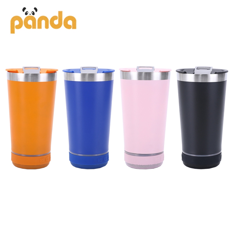 NEW!!  แก้วเบียร์ 500ml. แก้วน้ำสแตนเลส  มาพร้อมลำโพงบูลทูธ ขนาด 3 วัตต์ ฟังเพลงขณะดื่ม ราคา ถูกที่สุด ดีลบีเคเค แกลเลอรีภาพที่ 2