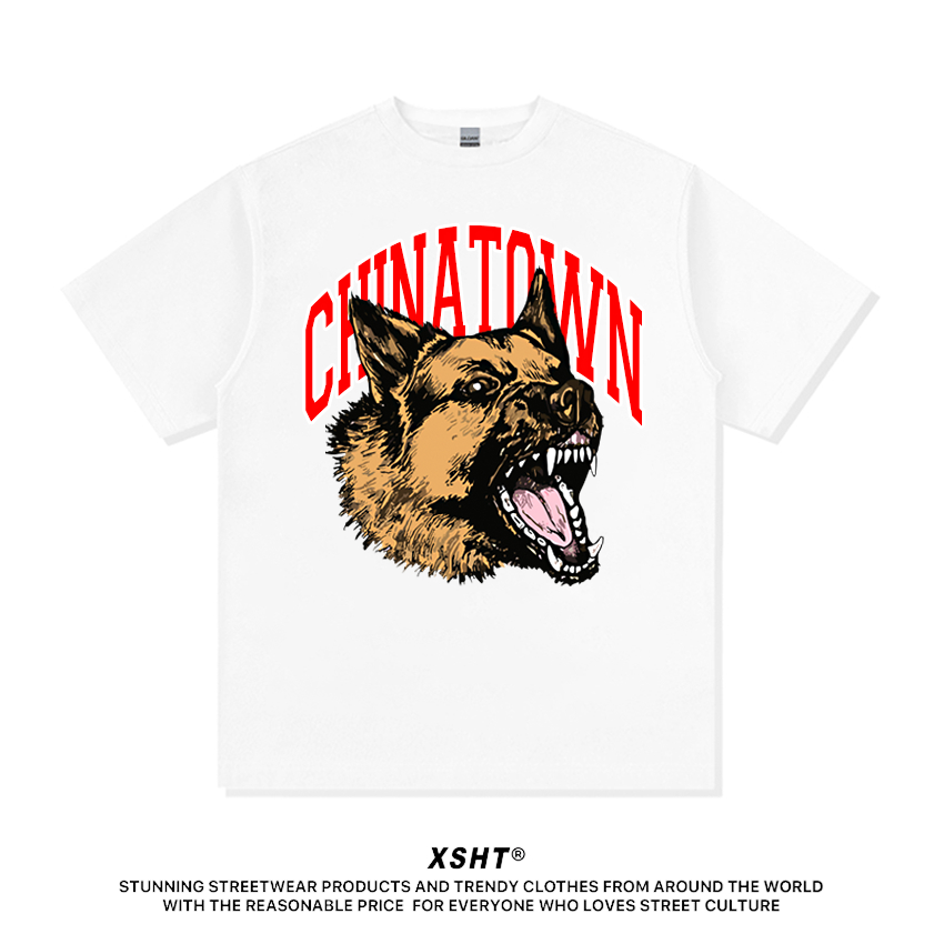 🔥พร้อมส่ง🔥 เสื้อยืด Chinatown Market Logo Dog Tee - White (สีขาว) by XSHT