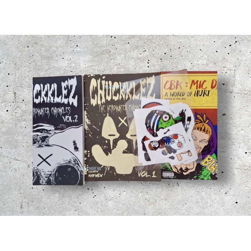 หนังสือการ์ตูนComic book set ! ภาษาอังกฤษ(V.1 +V.2+stickers)