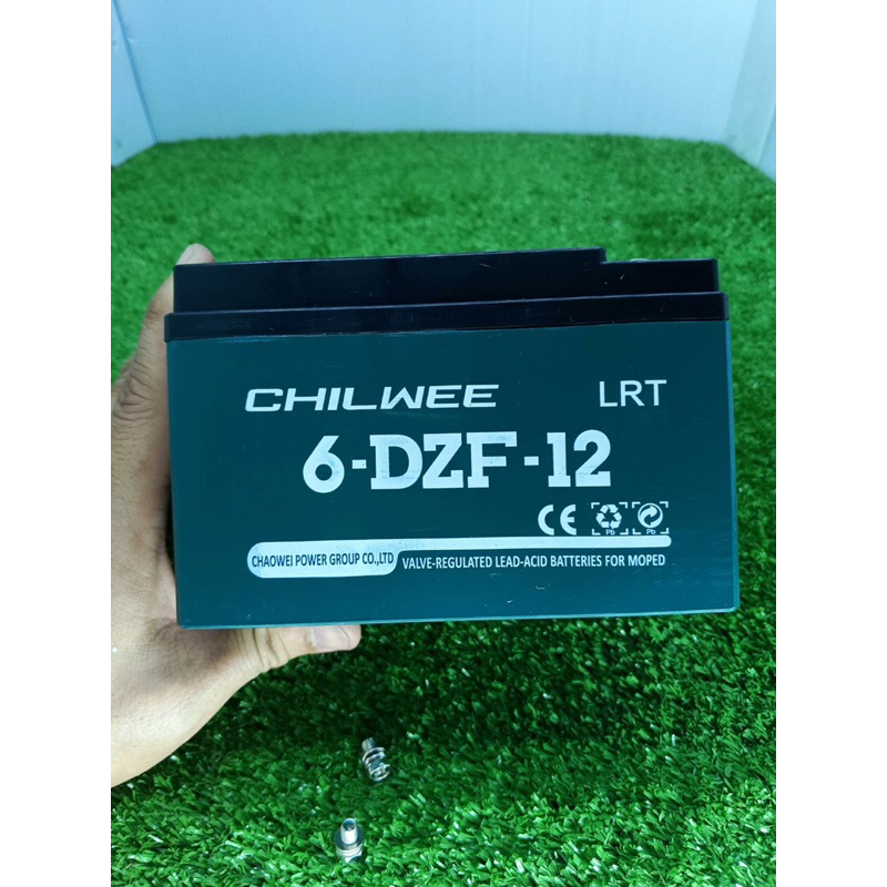 แบตเตอรี่รถไฟฟ้า 2 ล้อ หรือ 3 ล้อ ไฟฟ้า รุ่น CHILWEE 6-DZF-12 ah ใช้กับรถไฟฟ้าใต้หลายรุ่น