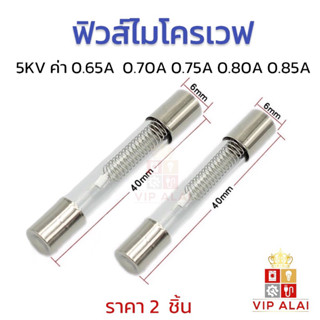 2ชิ้น x ฟิวส์ไมโครเวฟ  5kv 0.65A 0.70A 0.75A 0.80A 0.85A อะไ…