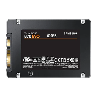 SAMSUNG 870 EVO SSD SATA 2.5" 560 / 530 MB/s ความจุ 500GB : 5Y (870 EVO / MZ-77E500BW)