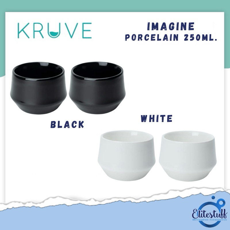KRUVE IMAGINE Porcelain Set ชุดแก้วกาแฟผนังสองชั้น 250ml.
