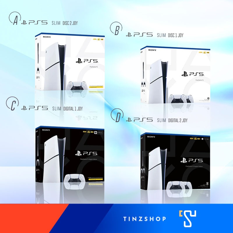 PlayStation5 Slim เครื่อง PS5 Slim Ultra HD Blu-ray Edition / Ultra HD Digital Edition ศูนย์ไทย