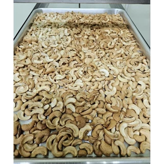 เม็ดมะม่วงหิมพานต์เม็ดซีก อบไม่ใช้น้ำมัน รสดั้งเดิม ไม่เกลือ ไม่เนย อบใหม่ทุกวัน / Roasted Cashew Nuts 500g, 1kg