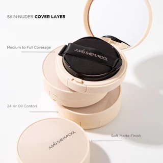 (🐳พร้อมส่ง) JUNG SAEM MOOL Essential Skin Nuder Cover Layer Cushion คุชชั่น ตลับ14g+รีฟิล14g