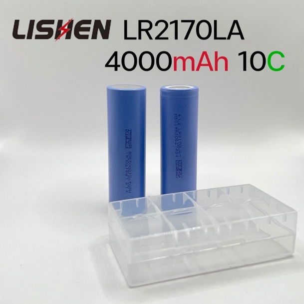 ถ่านชาร์จ 21700 Listen LR2170LA 4000mAh จ่ายกระแส 10C ได้สูงสุด 40A !!!!!!!! (ราคาต่อ 1 ก้อน)
