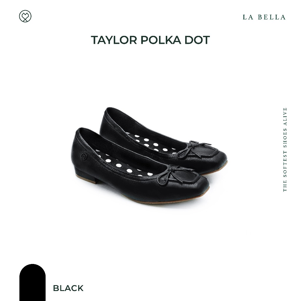 LA BELLA รุ่น TAYLOR POLKA DOT - BLACK