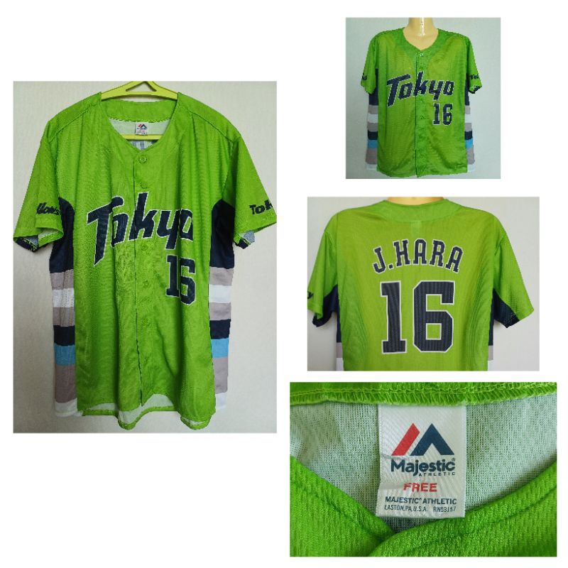 Baseball Tokyo Swallows Majestic Jursey