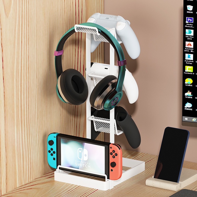 ที่ยึดคอนโทรลเลอร์เกม PS, ที่เก็บหูฟัง, ใช้สำหรับคอนโทรลเลอร์เกมคอนโซลและที่เก็บหูฟัง, ที่ยึดหูฟังคอนโซลเกม