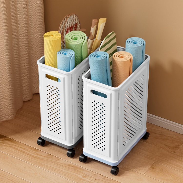Sysie House กล่องเก็บของ กระบะเก็บของอเนกประสงค์ ตุ๊กตา ร่ม เสื่อโยคะ พร้อมล้อเลื่อน มินิมอล ประหยัดพื้นที่ (W2308)) - รูปที่ 3