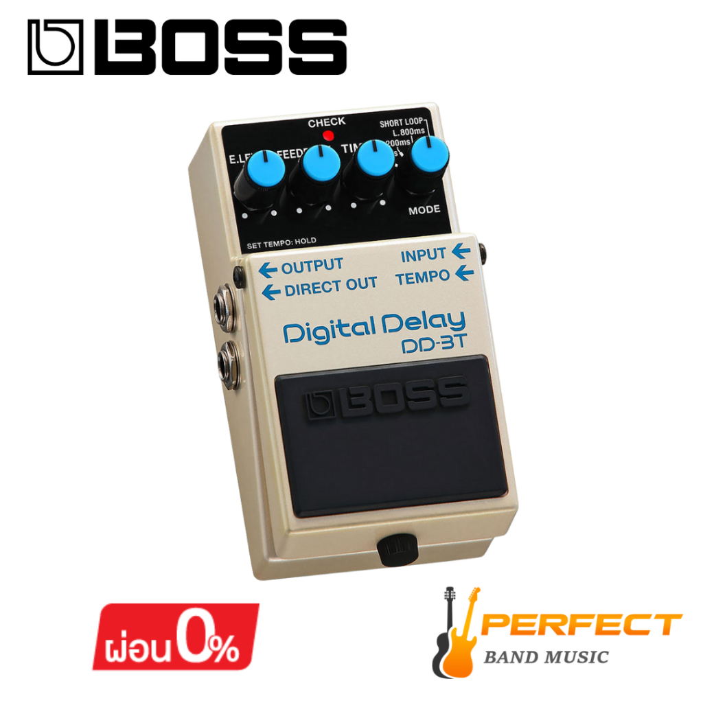 BOSS DD-3T DIGITAL DELAY เอฟเฟ็กต์กีตาร์ BOSS DD3T DD3