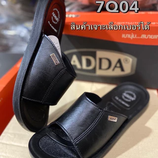 7Q04 ADDA รองเท้าลำลอง รองแตะแบบสวม สำหรับผู้ชาย พื้นพียู Size 38-45 (O28)