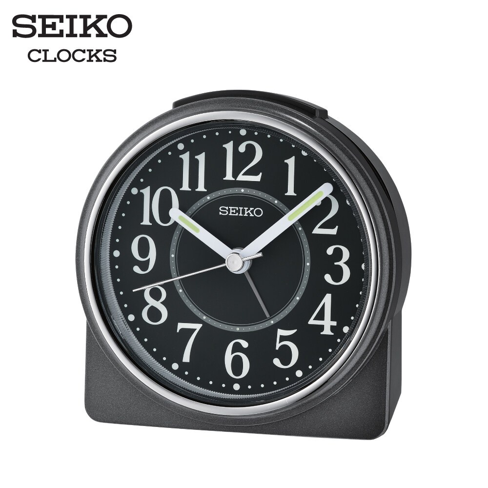 SEIKO CLOCKS นาฬิกาปลุก รุ่น QHE198K ขนาด 3.3×3.5 นิ้ว
