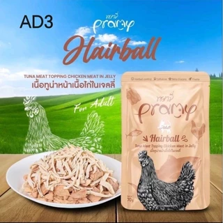 ใน livecode 30-40% อาหารแมว​ เปียกPramy(พรามี่)​ ขนาด1โหลมี12ซอง70g.