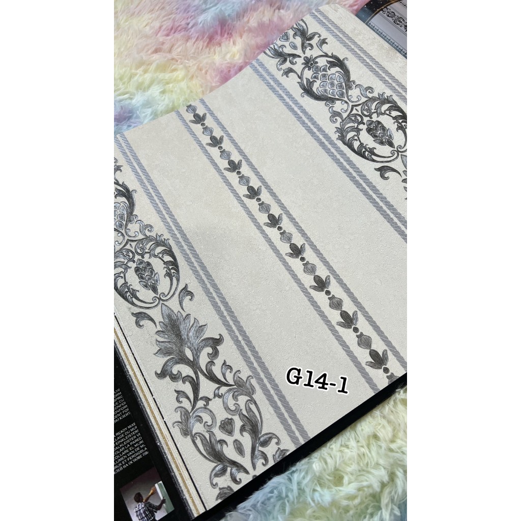 MDwallpaper วอลเปเปอร์ติดผนัง NEW GENERATION ชนิดทากาว ลายหลุยส์