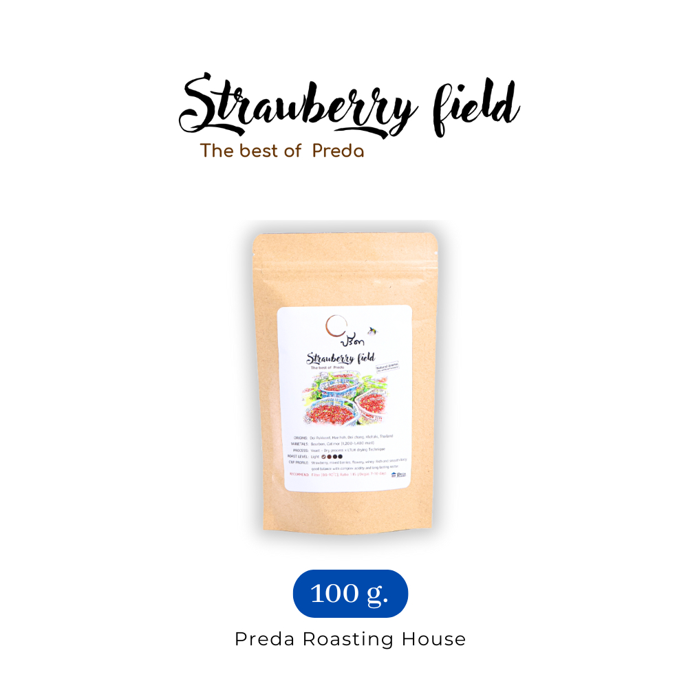 Strawberry field (เมล็ดกาแฟ Specialty LTLH) ;100g