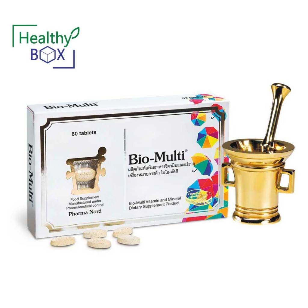 PHARMA NORD Bio-Multi Vitamin&Mineral 60เม็ด. ฟาร์มา นอร์ด PharmaNord ฟาร์มานอร์ด