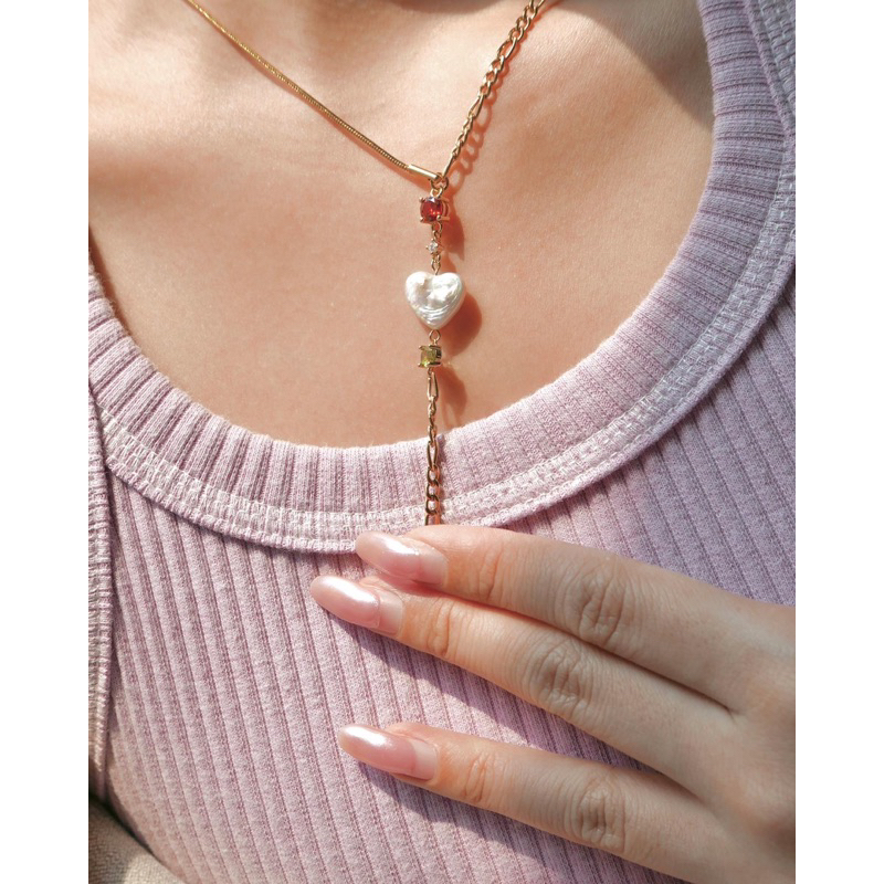 Valleydarley - สร้อยคอ La Vie En Rose (Y)Chain Necklace