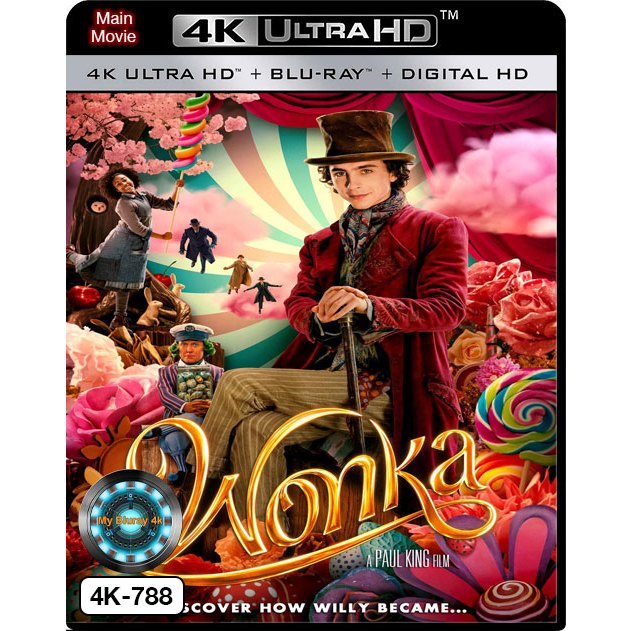 4K UHD เสียงไทยมาสเตอร์ หนังใหม่ หนัง-4K Wonka วองก้า