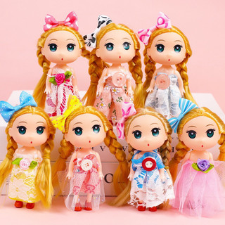 พร้อมส่ง ตุ๊กตาแต่งเค้ก ตุ๊กตาบาร์บี้ตัวเล็ก 12ซม. ของเล่นชิ้นเล็ก ของขวัญสำหรับเด็ก