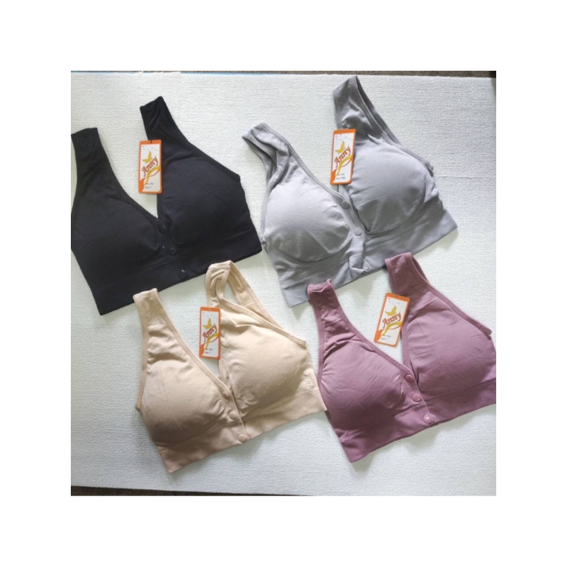 Anny (e02)เสื้อในทรง sport กระดุมหน้า