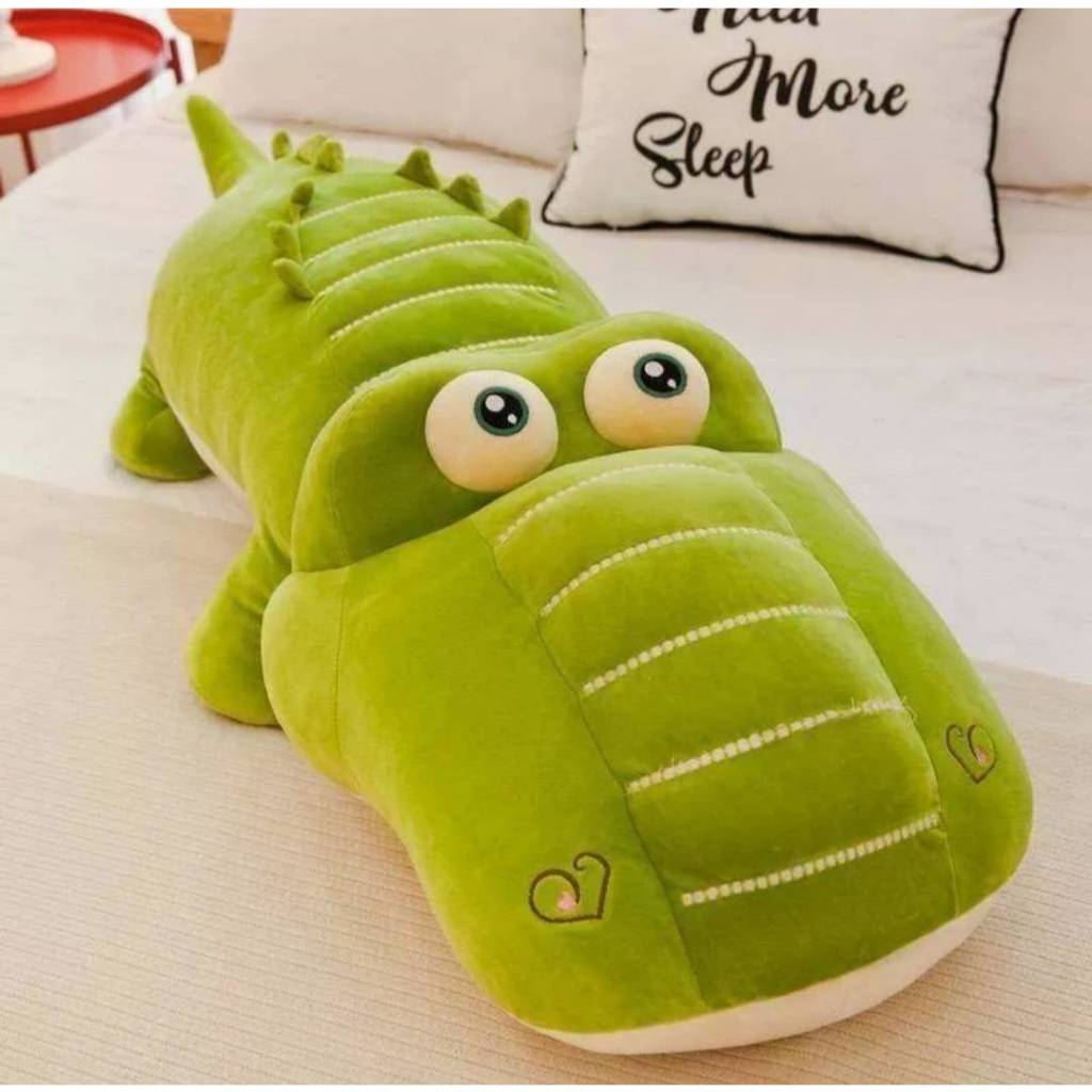 ตุ๊กตาจระเข้ หมอนผ้าห่ม 2in1 ขนาด 23*55 CM.