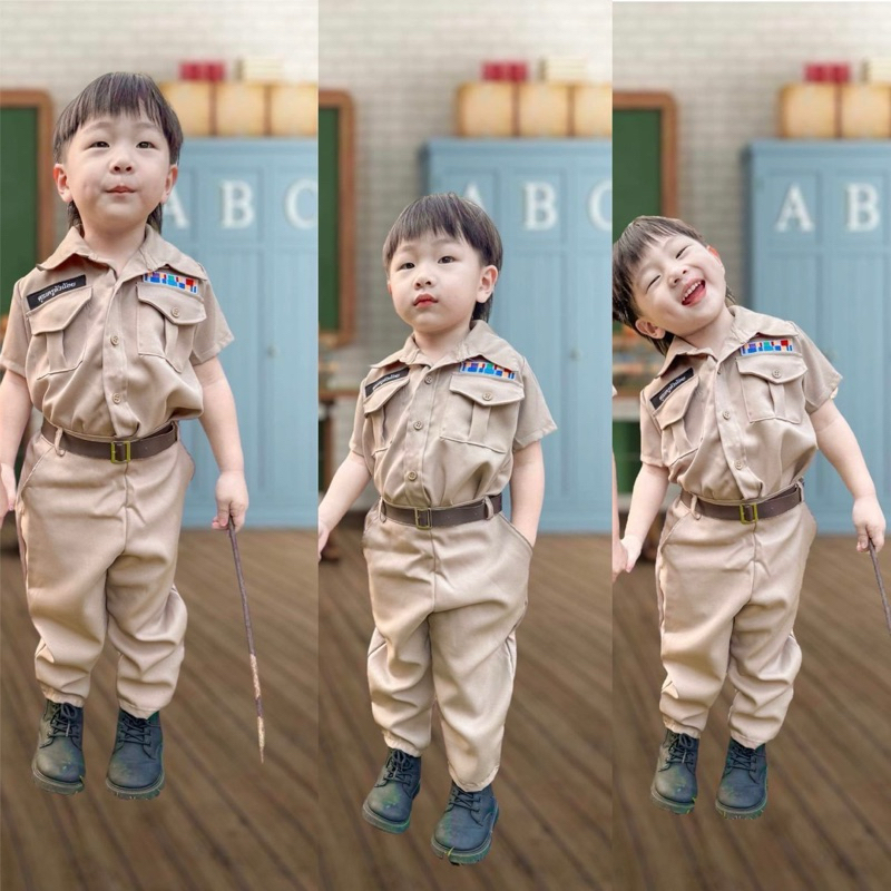ชุดคุณครูเด็กผู้ชายตัวน้อย🔥น่ารัก