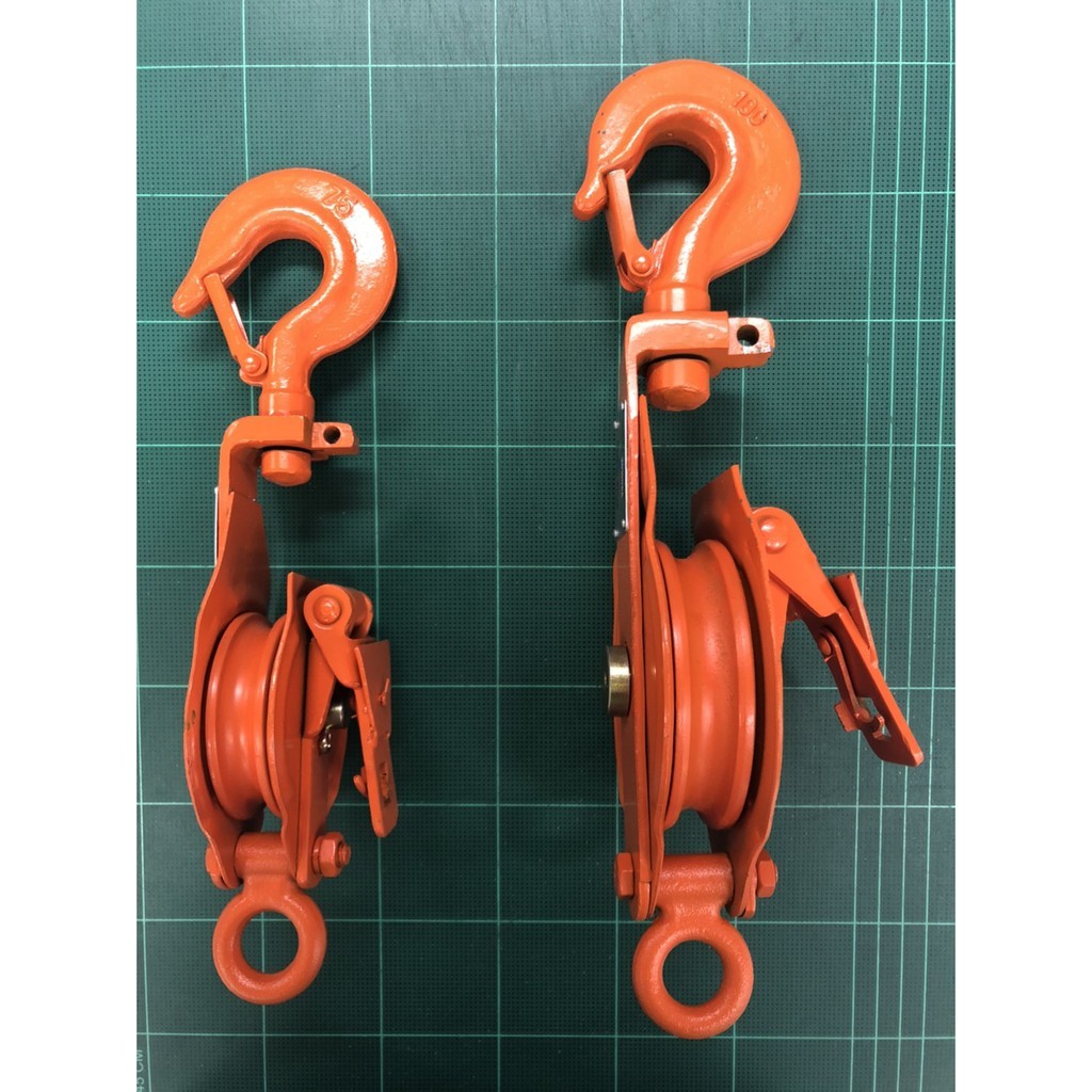 รอกทดเปิดข้าง 0.5 - 1 ตัน / Wire rope Pulley BST สำหรับ ลวดสลิง