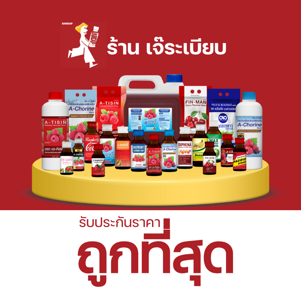 !!ถูกที่สุด!! Fin Man ฟินแมน น้ำหวานเข้มข้นรสเชอร์รี่ 3 - 5 ขวด 60 ml ไซรัป น้ำหวานเข้มข้น น้ำเชื่อม - รูปที่ 6