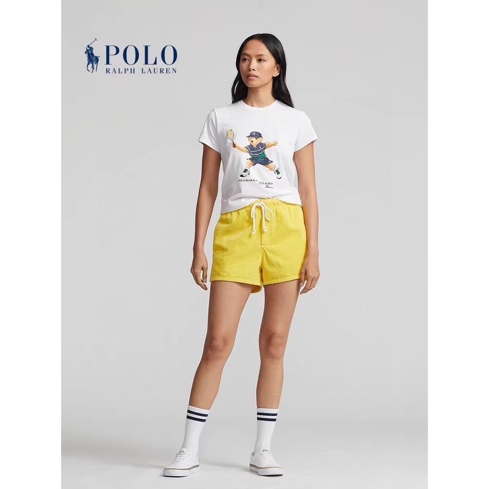 **do** เสื้อยืด Polo Ralph Lauren Bear สกรีนลาย 3 D มี 2 สีให้เลือก สินค้าใหม่ ของแท้