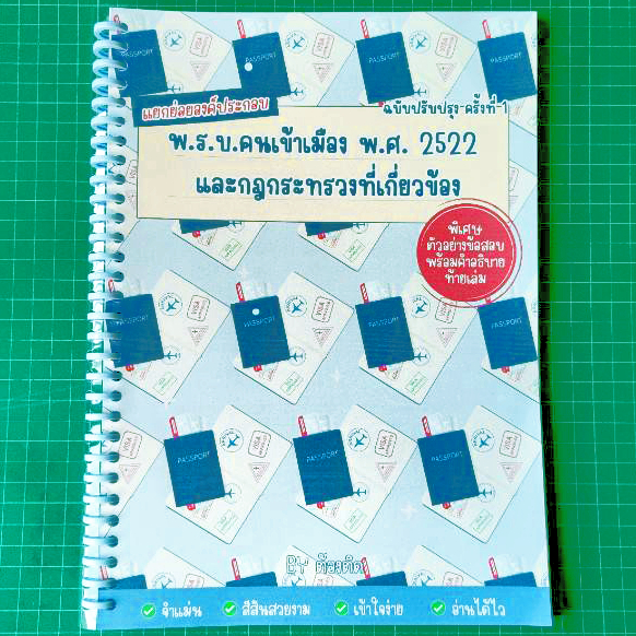 แยกย่อยองค์ประกอบ พระราชบัญญัติคนเข้าเมือง พ.ศ. 2522 และกฎกระทรวงที่เกี่ยวข้อง